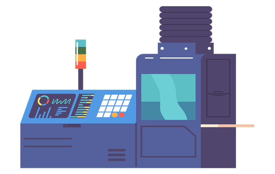 検査装置のイラスト